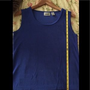 Chico’s Travelers Sleeveless shirt - size 1